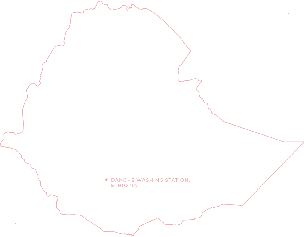 Ethiopia Danche - map