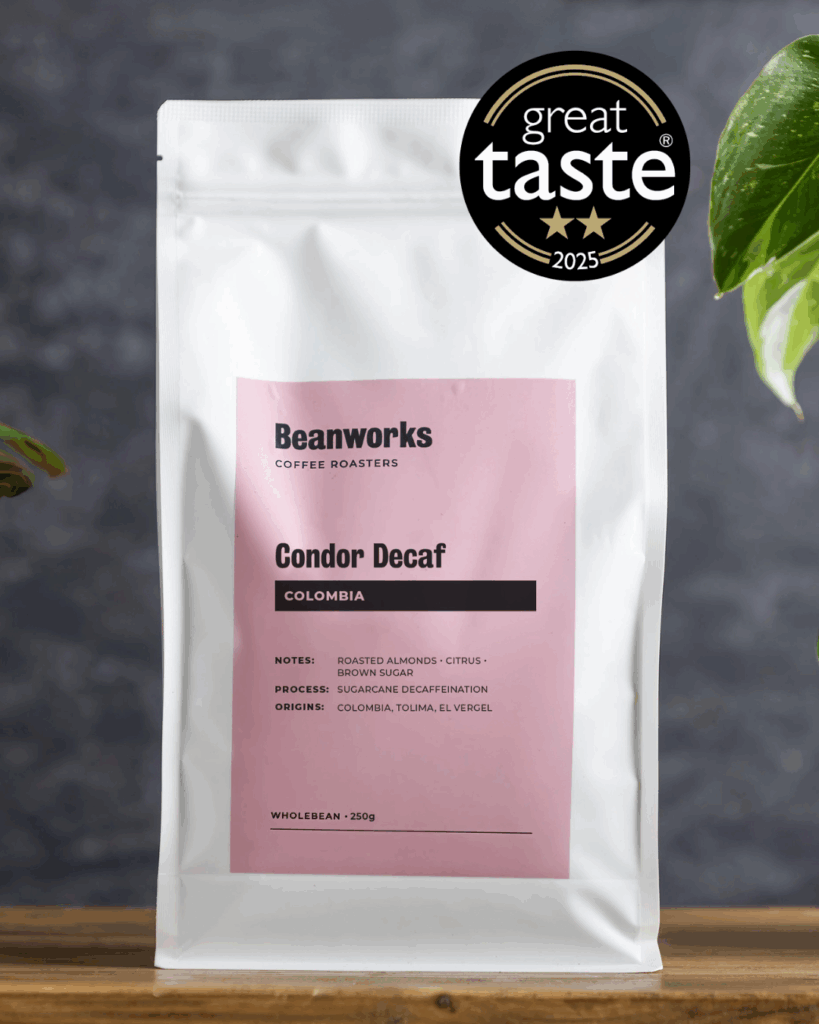 Condor Decaf 2 star Great Taste Awards winner 2025