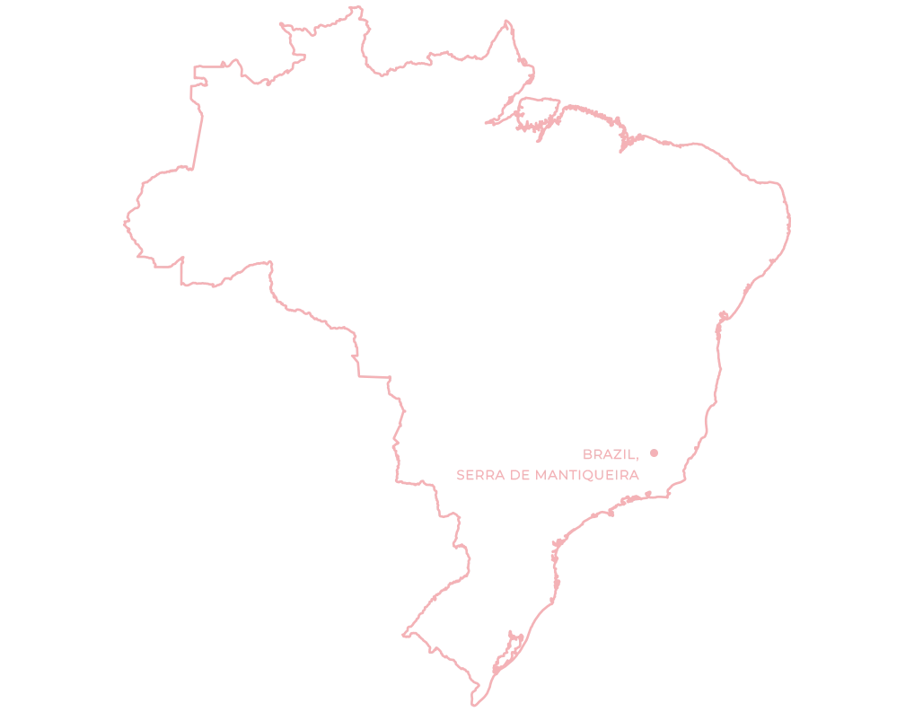 Mantiqueira Brazil Coffee Farm Map