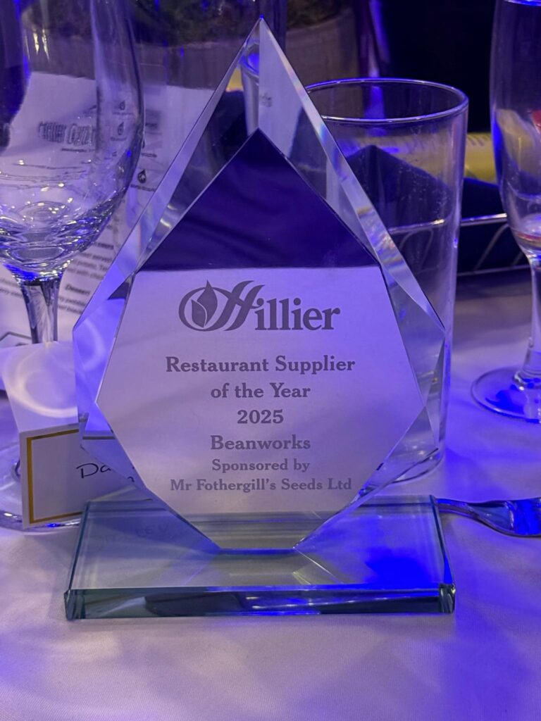 Beanworks Restaurant Supplier Award Hillier Nurseries Awards 2026